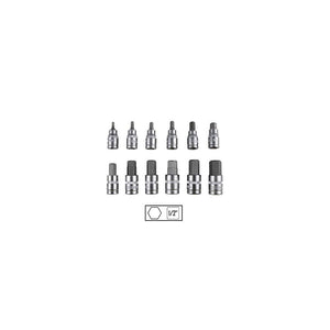 Set de 12 piese 1/2` imbusuri hex. Jbm 51260