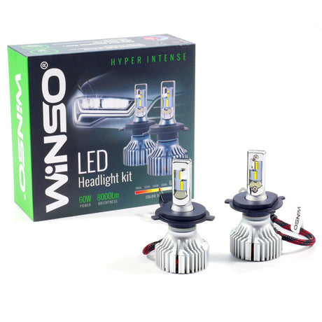 Bec LED Winso H4 12/24V 60W, luminous flux 8000Lm. 6500K 798400