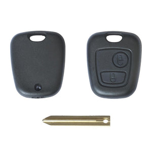 Carcasa cheie contact pentru Citroen berlingo / saxo / xsara picasso 2 butoane, cu cheie Akonen 004CT007