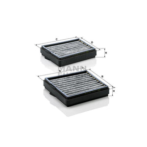 Set filtre habitaclu c.a. Mann-filter CUK 20 000-2