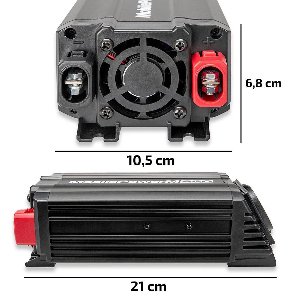 Invertor de tensiune Heyner premium m pro 300-600W alimentare 12V iesire 230V cu USB 511920