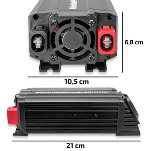 Invertor de tensiune Heyner premium m pro 300-600W alimentare 12V iesire 230V cu USB 511920