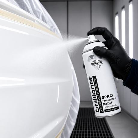 Spray vopsea alb RAL 9003 clasic lucios auto 400 ml