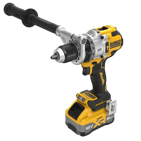 Mașină de găurit (bormașină) cu percuție pe acumulator de 18V, 1x acumulator 8,0 Ah XR, încărcător Dewalt DCD1007WW1TQW – imagine 2