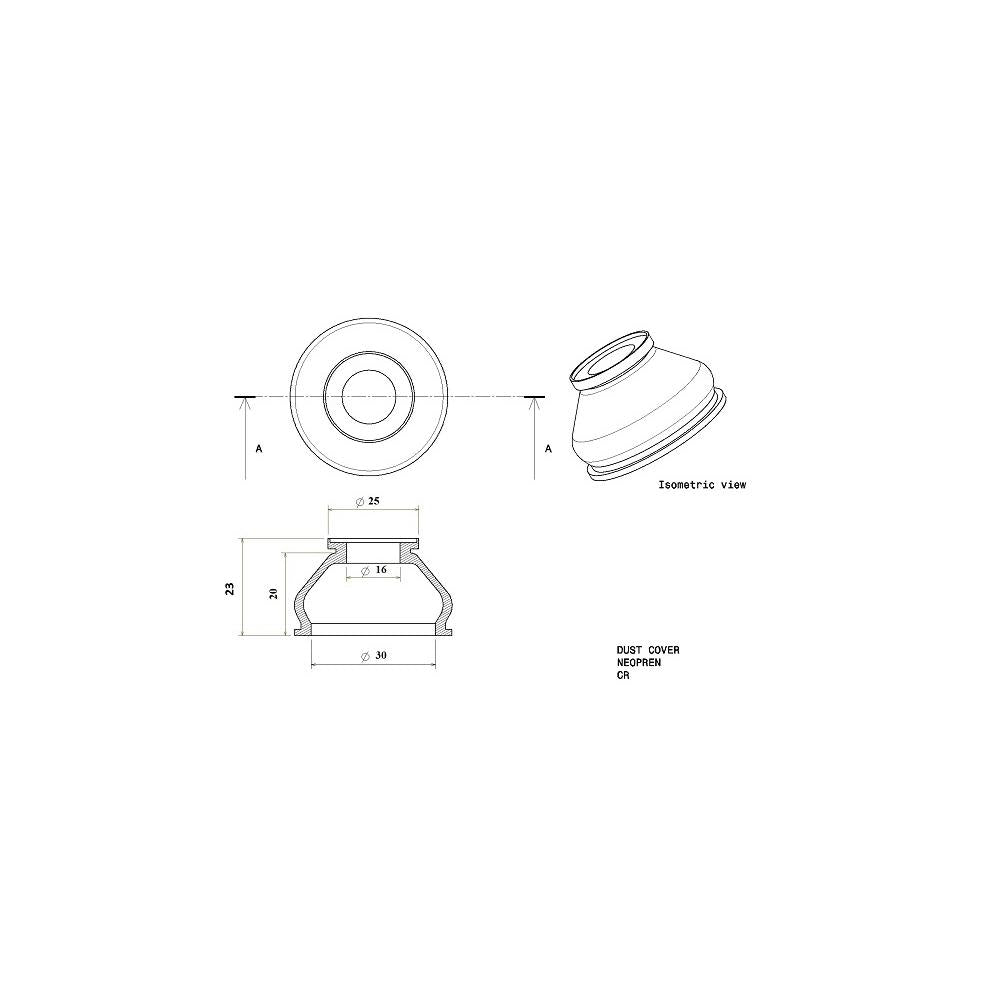 Burduf cap bara transparent Asam Automotive 30880
