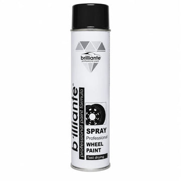 Vopsea spray pentru jante negru mat 600 ml Brilliante 05239