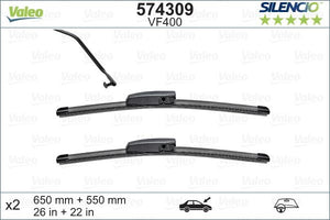 Set lamela stergator Valeo Silencio FlatBlade OE 650/550 mm 574309