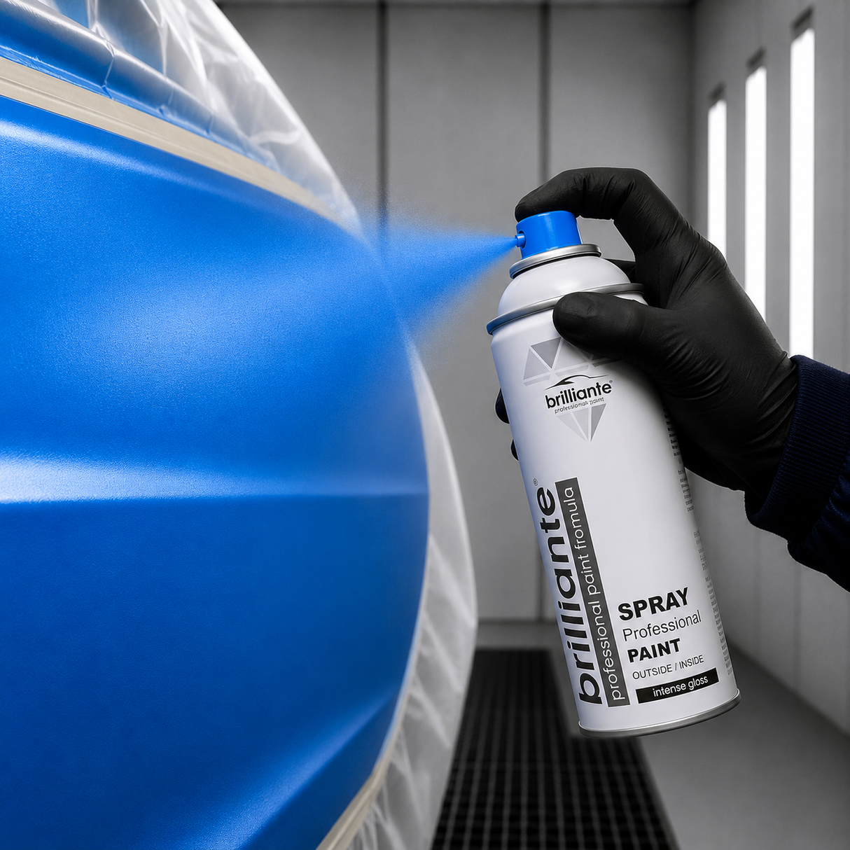 Spray vopsea albastru azur RAL 5015 auto 400 ml
