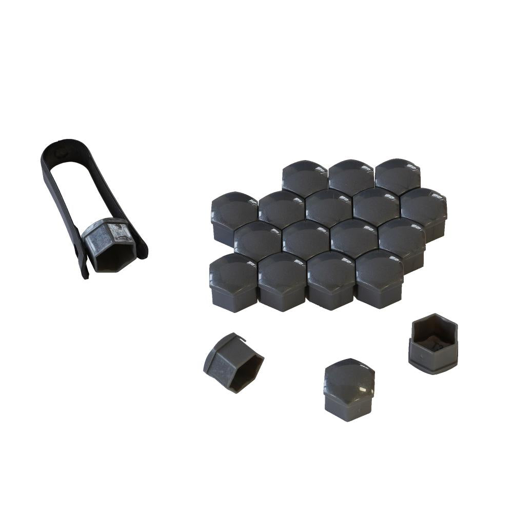 Capac prezoane 19 mm gri set 20 buc+cleste Mega Drive 45256