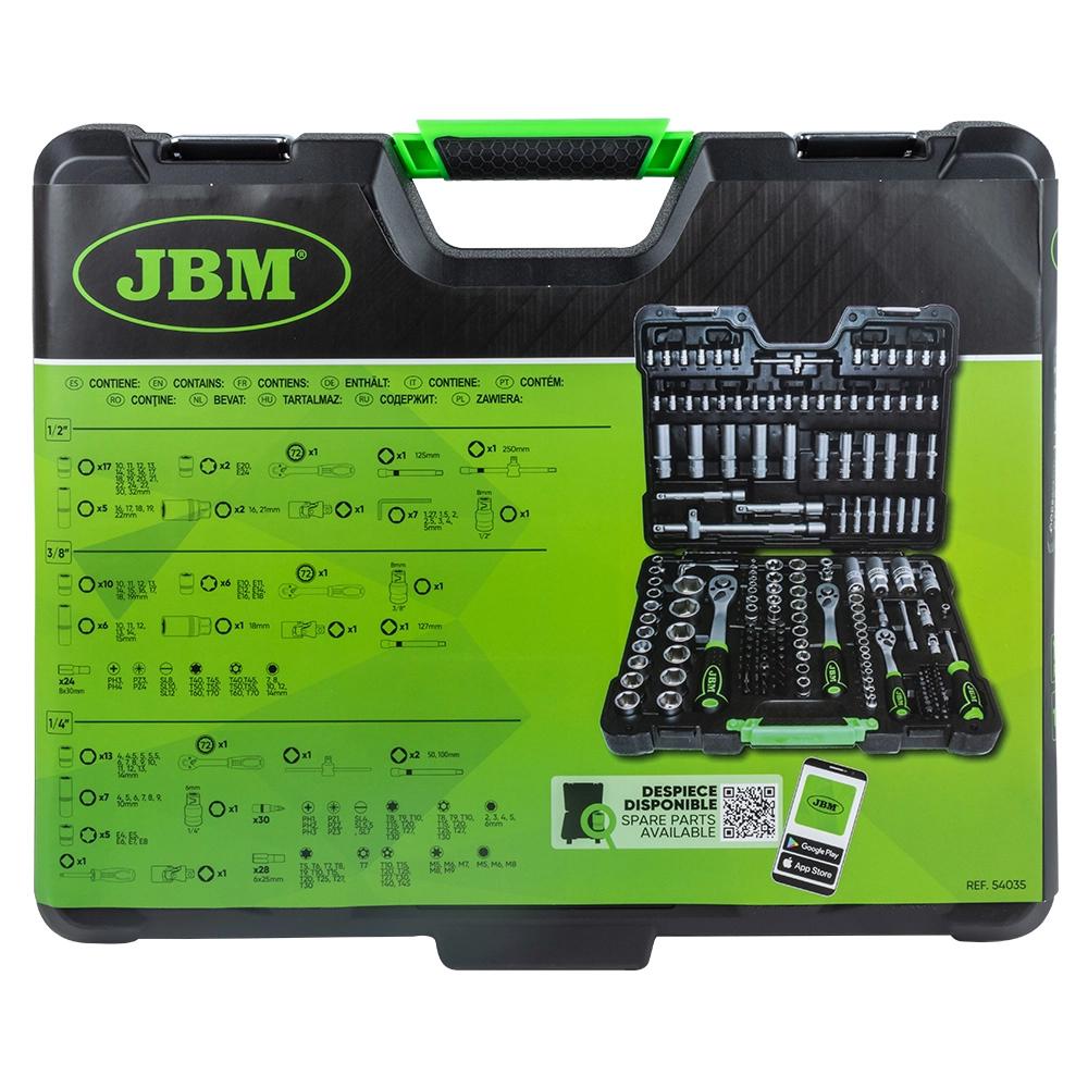 Trusa de tubulare 179 piese hexagonale Jbm 54035