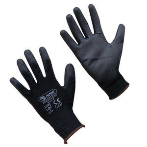 Manusi poliester,imersate partial in PU Unigloves 09FLEXYBLACK