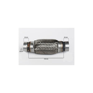Racord flexibil inner & outer braid (b) 38X150 mm Asam Automotive 33732