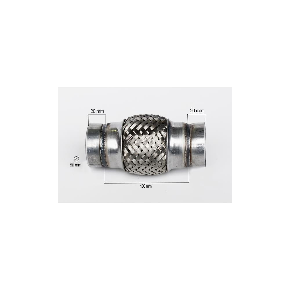 Racord flexibil outer braid (A) 50X100 mm Asam Automotive 33743