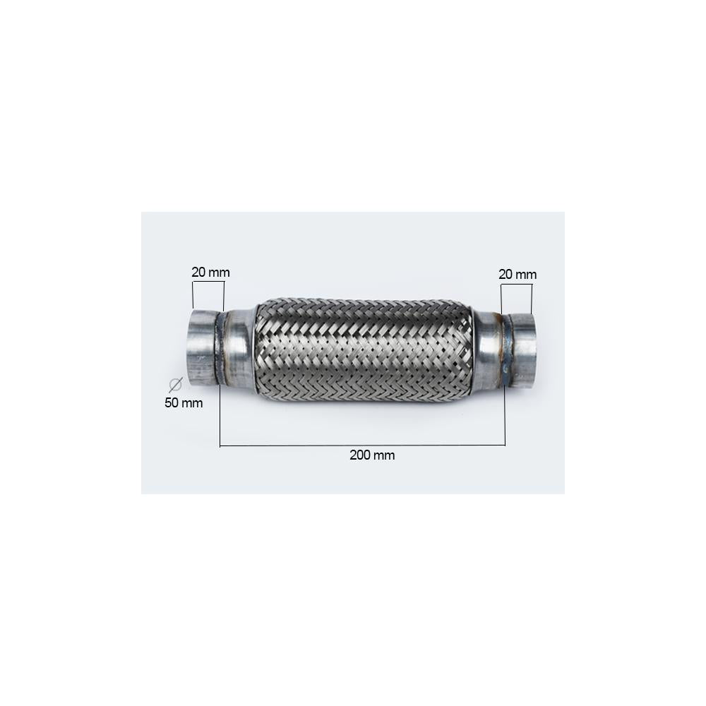 Racord flexibil outer braid (A) 50X200 mm Asam Automotive 33745