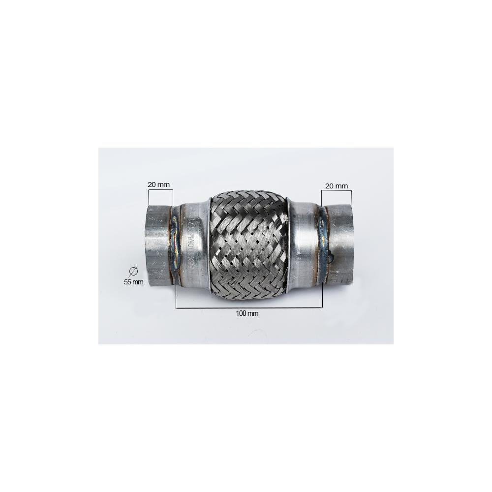 Racord flexibil outer braid (A) 55X100 mm Asam Automotive 33748