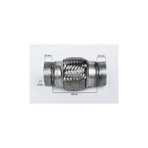 Racord flexibil outer braid (A) 55X100 mm Asam Automotive 33748