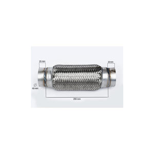 Racord flexibil outer braid (A) 60X200 mm Asam Automotive 33754