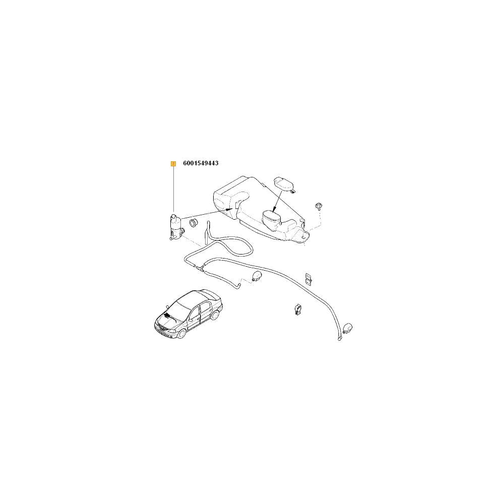 Pompa spalator Renault 6001549443