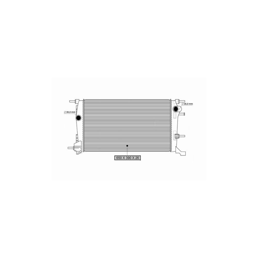 Radiator motor Asam Automotive 34915
