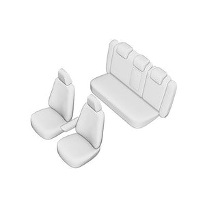 Set huse scaun Umbrella pentru Vw cc 2008-2017 (bancheta fractionata) cu tetiere spate in forma de L 05203