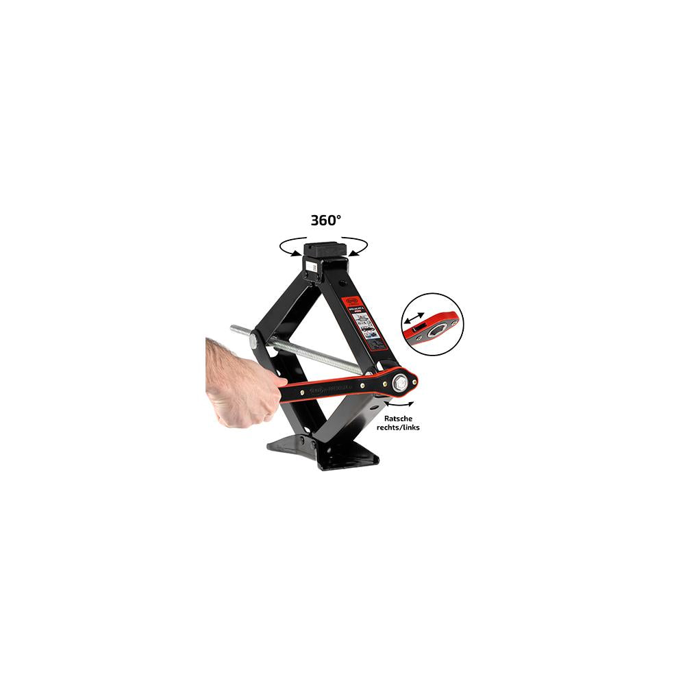 Cric mecanic premium 2T "black edition" Heyner 347210
