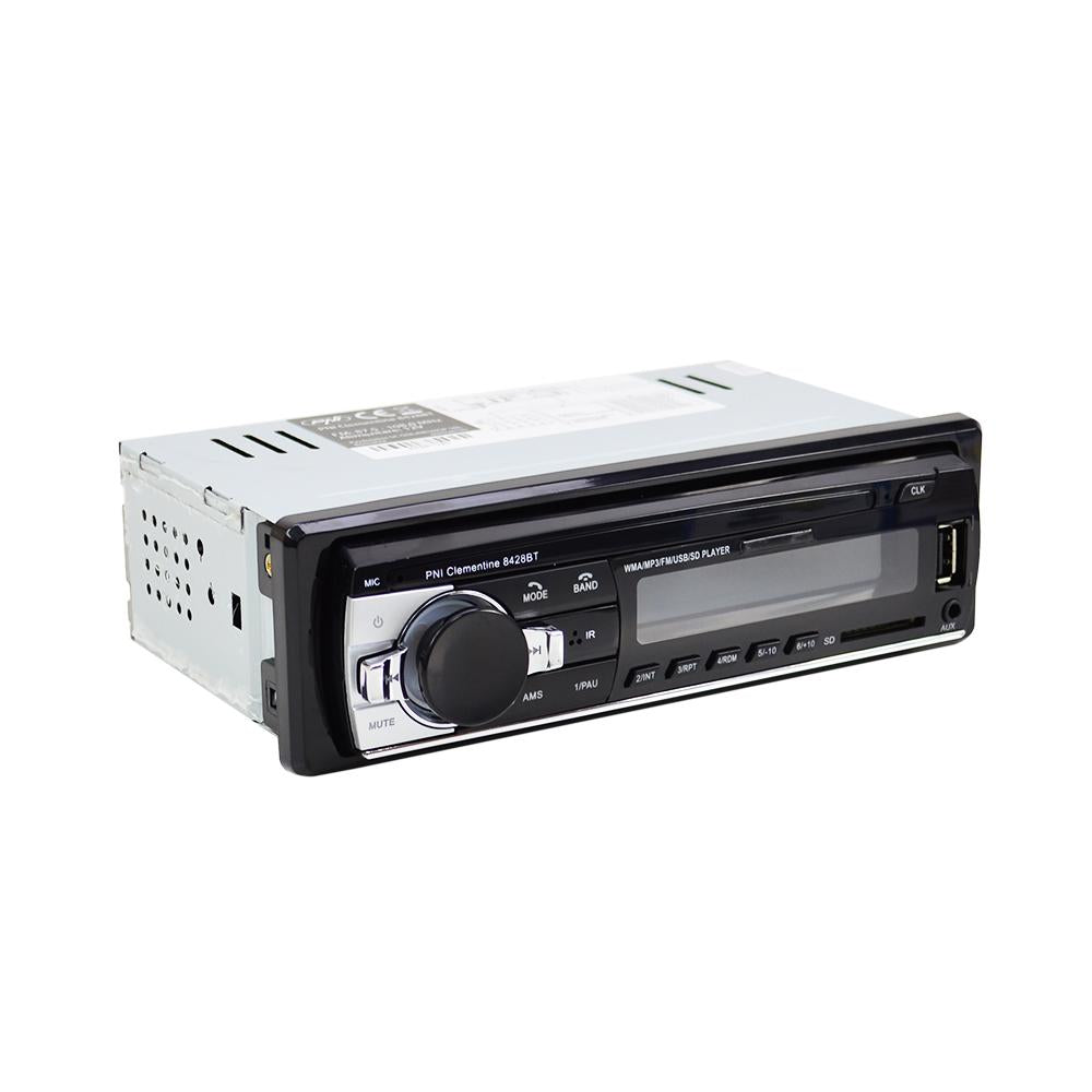 Radio MP3 player auto Pni clementine 8428BT, 4X45W, 12V, 1 din, cu sd, USB, aux, rca si bluetooth PNI-8428BT