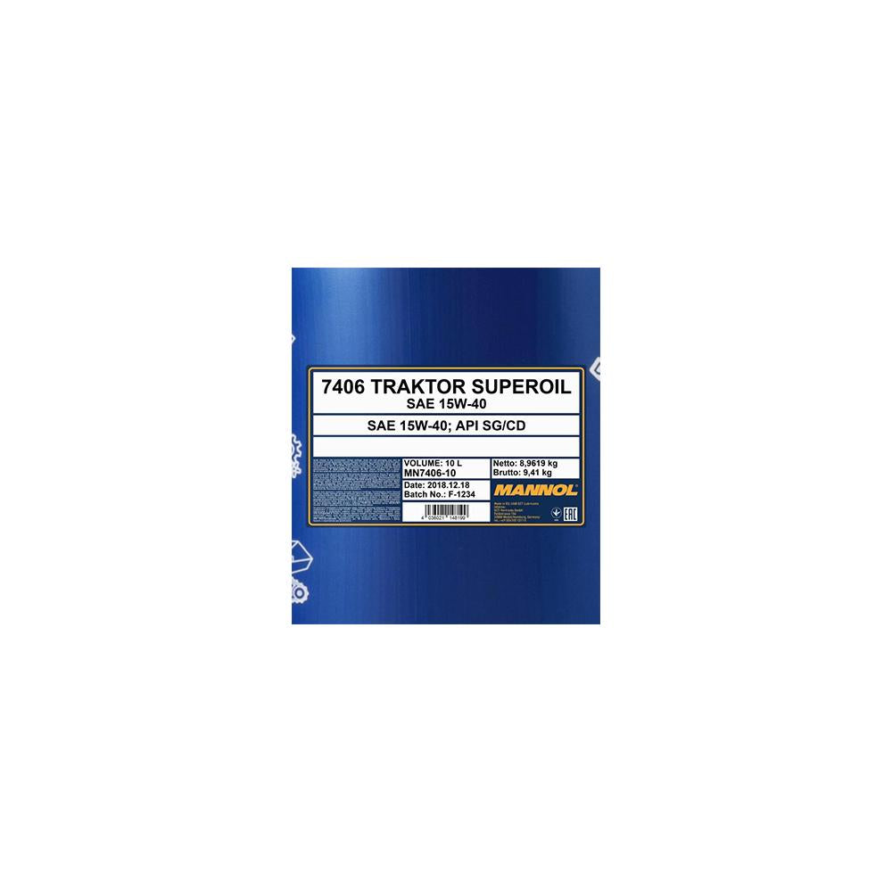 Mannol traktor superoil 15W-40- 10L MN7406-10