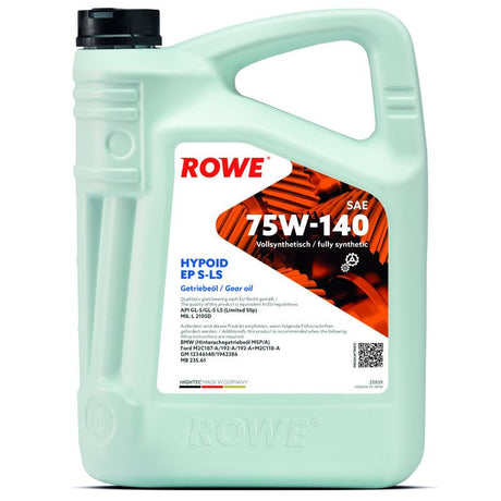 Ulei diferential rowe hightec hypoid ep sae 75w140 s-ls 5l 25029005099