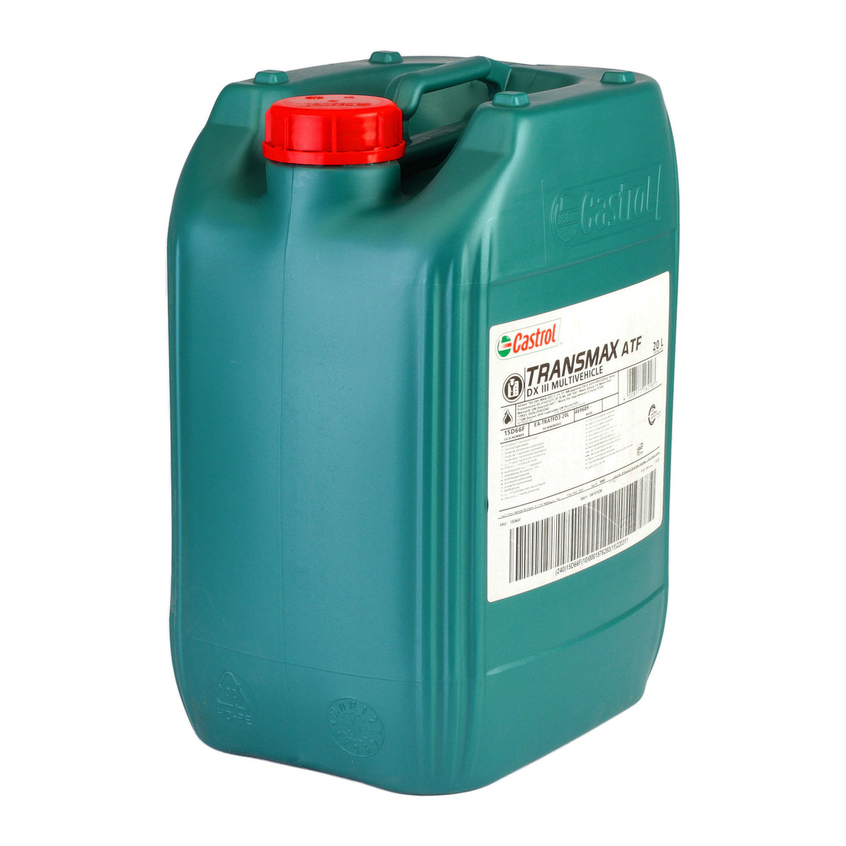 Ulei cutie automata CASTROL Transmax ATF DX III MV 20L 15D66F – imagine 2
