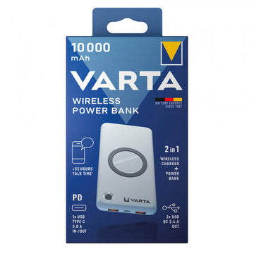 Acumulator extern Wireless Power Bank 10.000 mAh Varta 57913101111