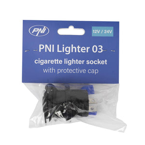 Priza bricheta auto Pni lighter 03 cu capac, 12V 15A, 24V 10A PNI-PL03