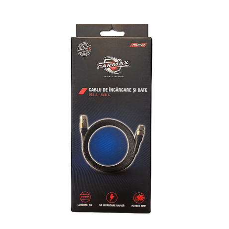 Cablu usb-a - usb-c 18w carmax 1m 56634