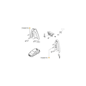 Bec P21/5W 12V Renault 7703097179