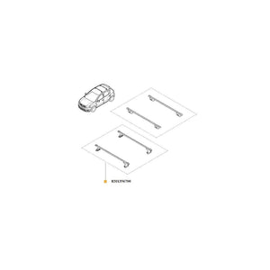Set bare transversale Renault 8201356700