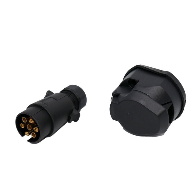 Fisa + priza remorca plastic 12V 7 pini Runkit RKFP03