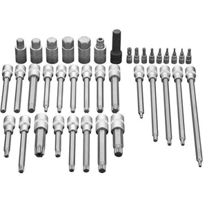 Set tubulare cu bit Torx scurt si lung 1/2 " set 38pcs Neo Tools 8710 – imagine 2