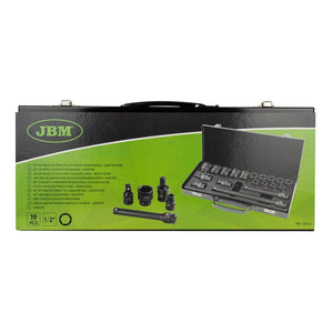 Set de 14 tubulare de impact scurte 1/2` Jbm 52345