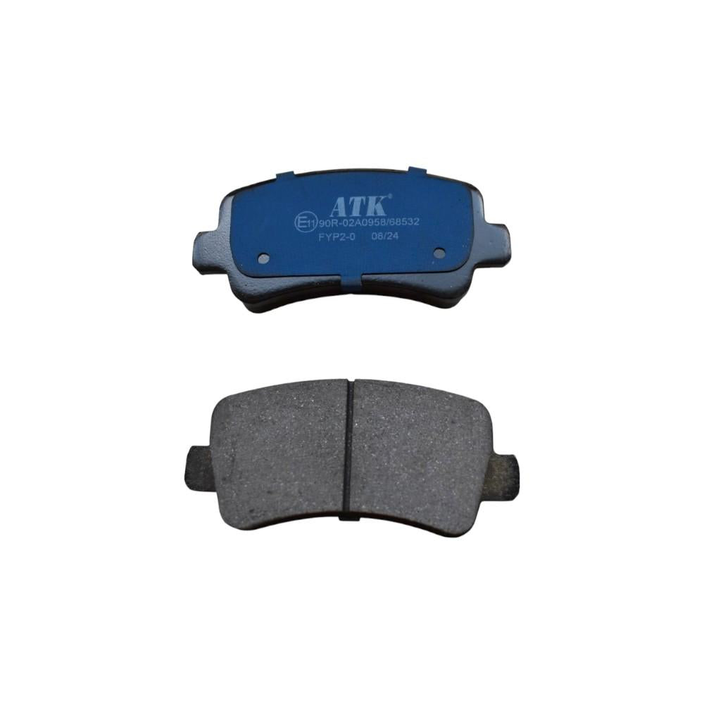 Set placute frana spate ATK Autotechnik ATK 08.01.070