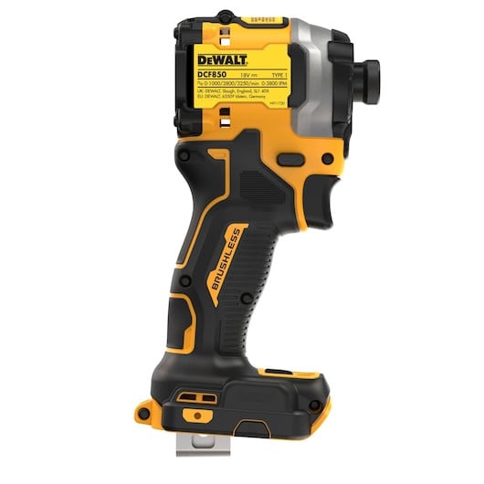 Șurubelniță de impact compactă fără perii de 18 V XR - Unitate goală Dewalt DCF850N-XJ – imagine 4