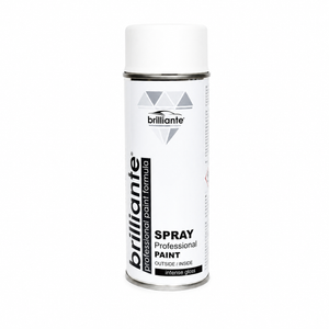 Vopsea spray alb pur mat RAL 9010 400ml Brilliante 01428