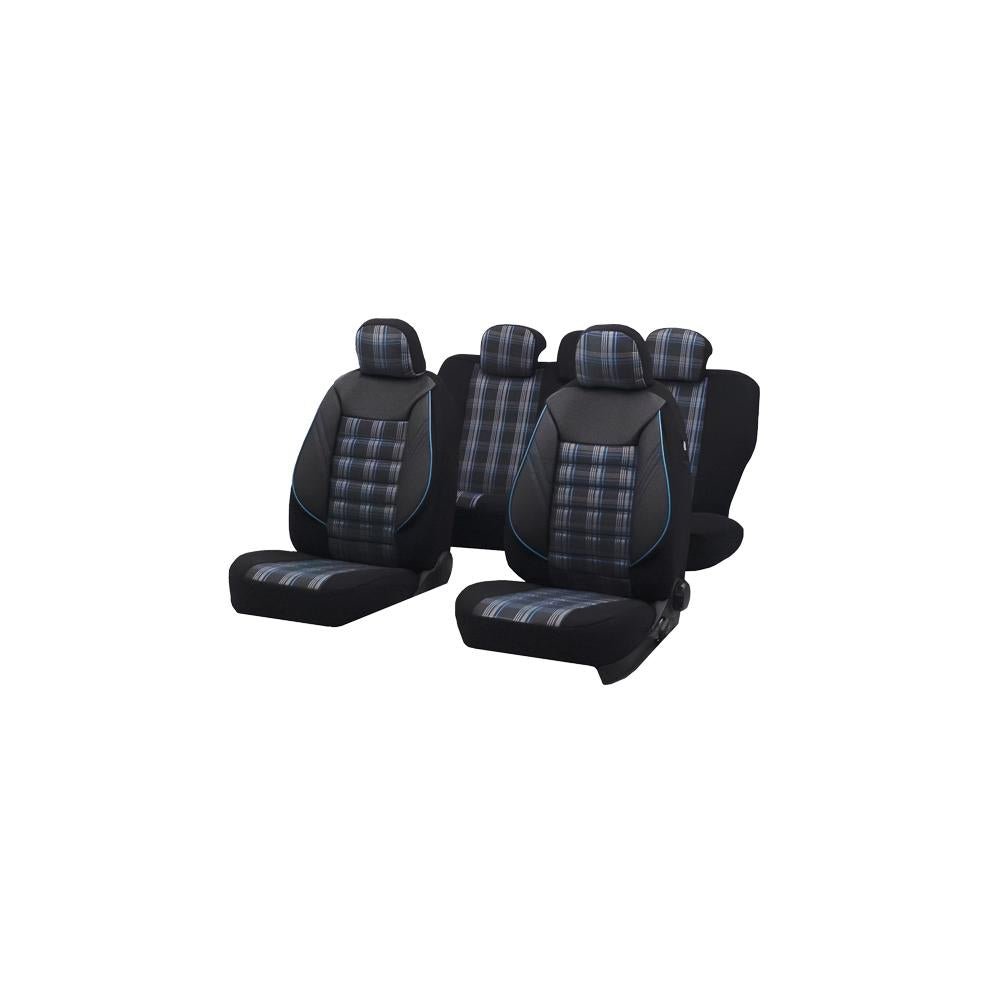 Set huse scaun sport negru-albastru Umbrella 05164