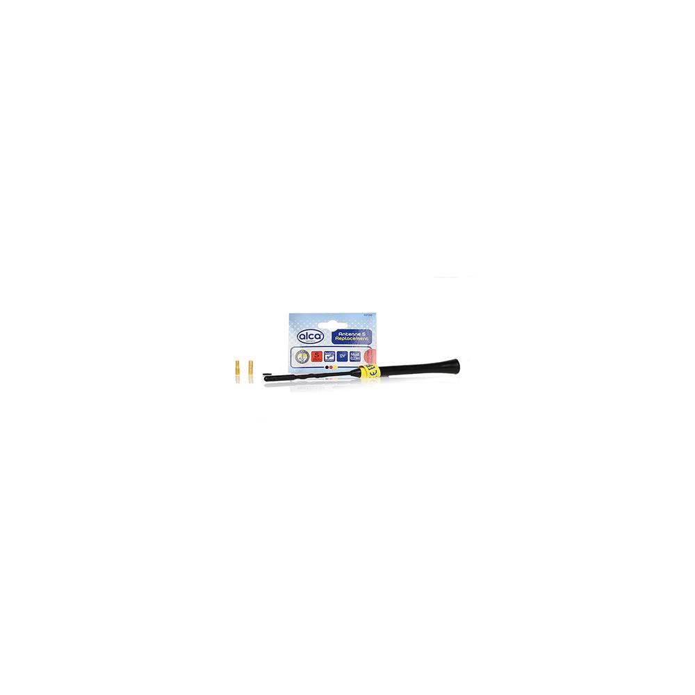 Antena auto exterior neagra 23CM cu 2 adaptoare (5-6MM) Alca 537200