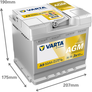 Acumulator Varta Silver Dynamic AGM 50Ah 540A 550901054K262 – imagine 4