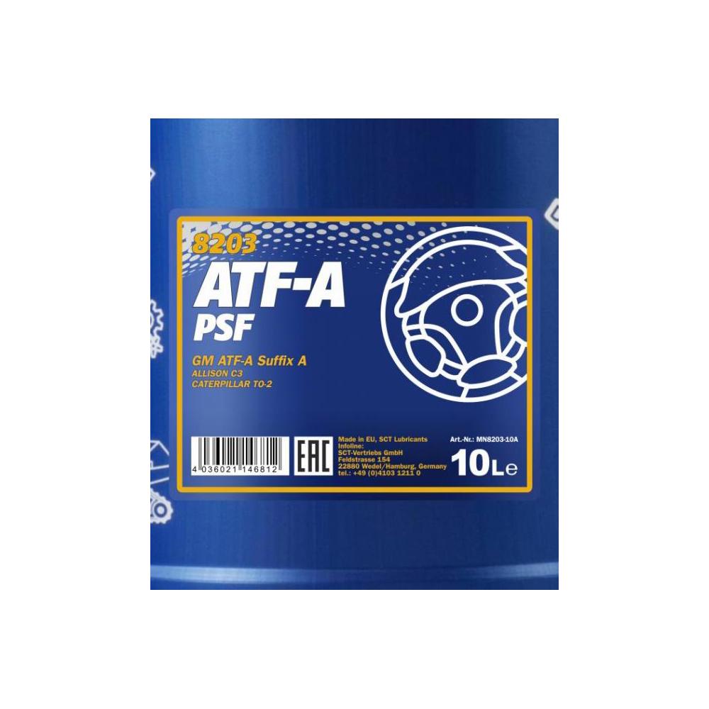 Mannol atf-a automatic fluid- 10L MN8203-10