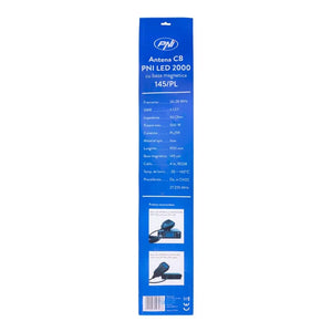 Antena cb Pni LED 2000, lungime 90 cm, iluminare in timpul emisiei, cu magnet inclus PNI-LED20-BM – imagine 13