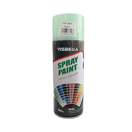 Spray vopsea Alb Crem 400ML Visbella 54683