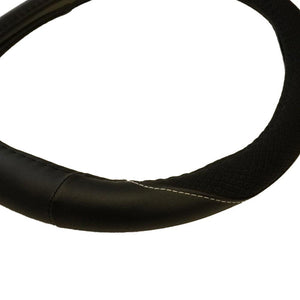 Husa volan piele ecologica negru 37- 39 cm Umbrella 101430