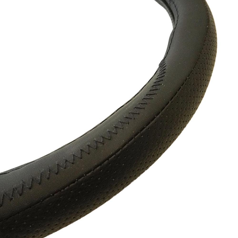 Husa volan piele ecologica negru 37- 39 cm Umbrella 101425