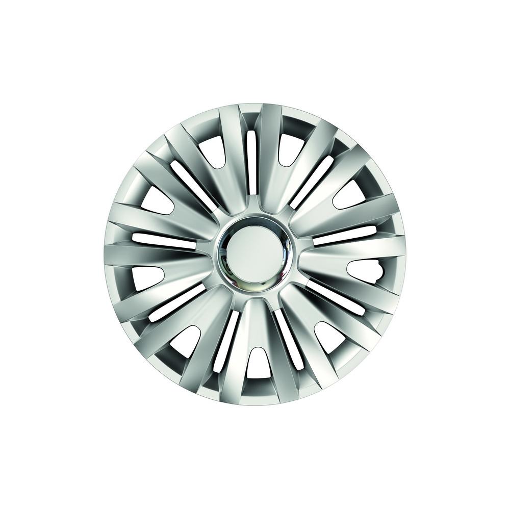 Set capace roti 15` cu inel cromat royal Mega Drive 78568