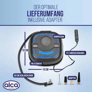 Compresor aer digital 12V compact Alca 241400